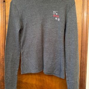 Old Navy Gray Long Sleeve Tee